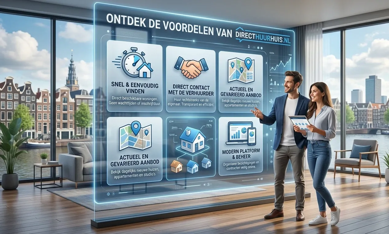 Voordelen van particulier een huis huren zonder makelaar op directhuurhuis.nl